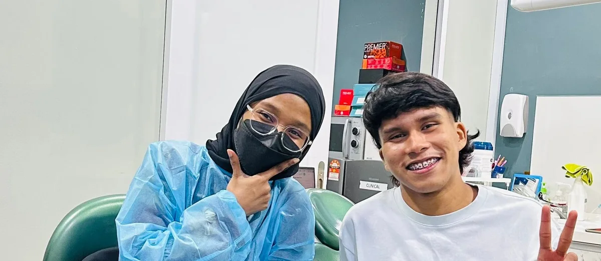 Aiman Rashid bersama Dr Syahirah